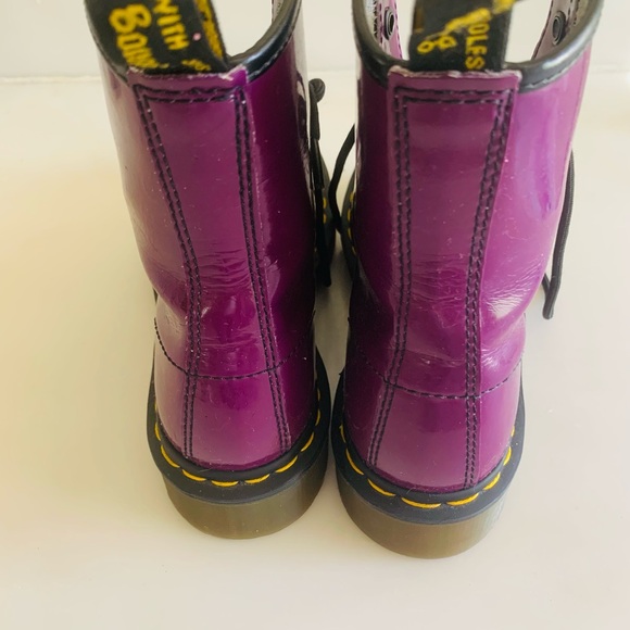 Dr. Martens Purple Boots - Picture 2 of 6